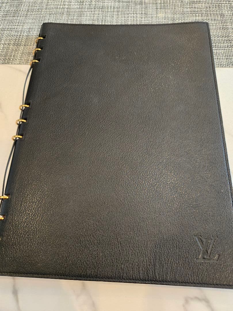 にゃにさん専用　Louis Vuitton 黒 レザー ノート にゃにさん専用 Louis Vuitton 黒 レザー ノート にゃにさん専用 Louis