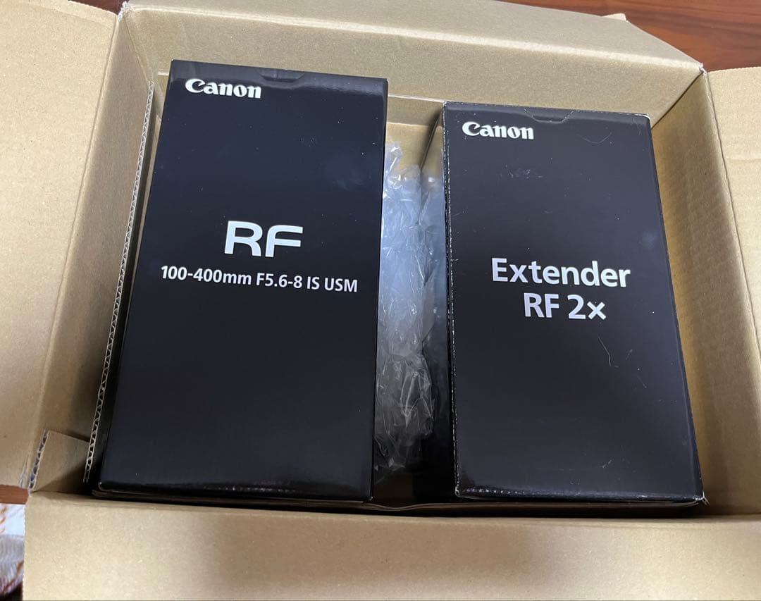 Canon RF100-400mm F5.6-8 IS USM とテレコンセット