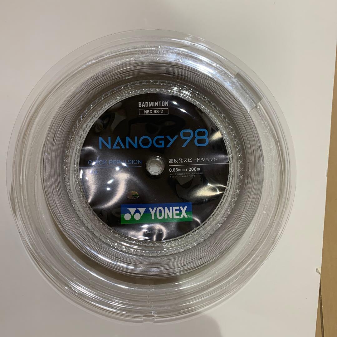 YONEX ヨネックス ナノジー98 ガット 200mロール 新品 未開封 - メルカリ