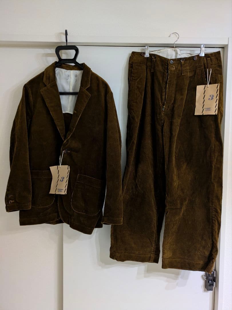 希少・稼働 Gurank グランク Corduroy coverall JK セットアップ 希少