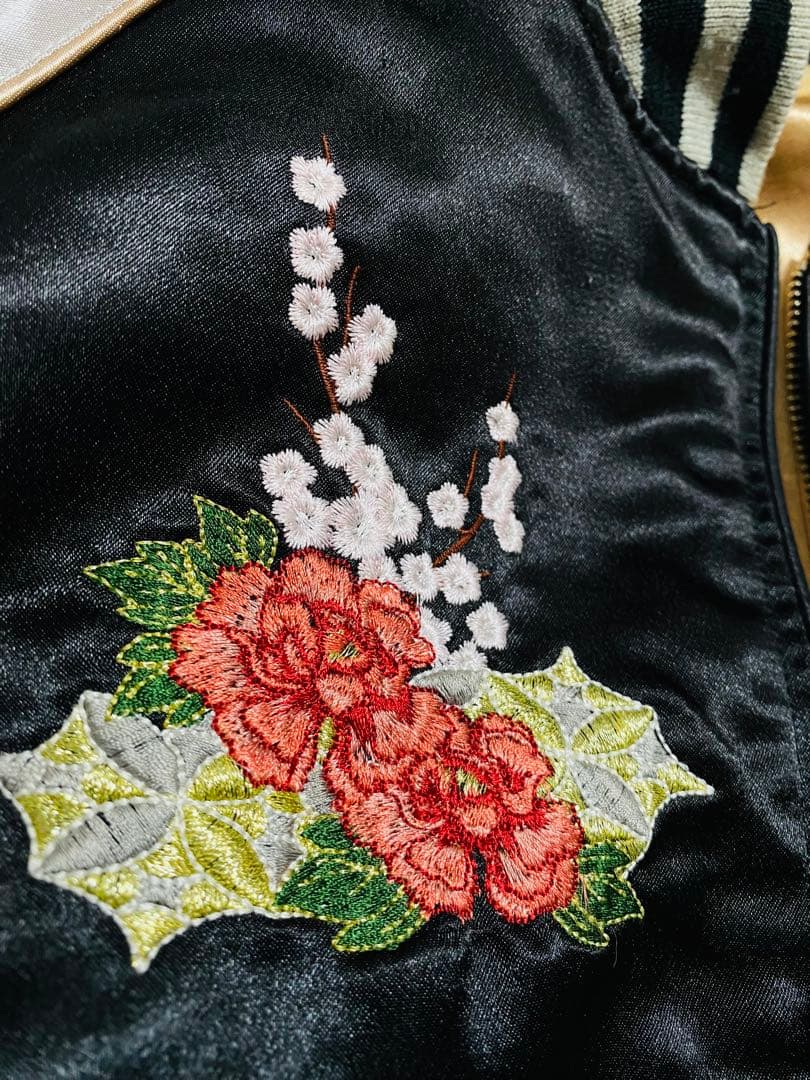 絡繰魂 2面用 スカジャン 日本限定 芸者 サテン unisex - メルカリ