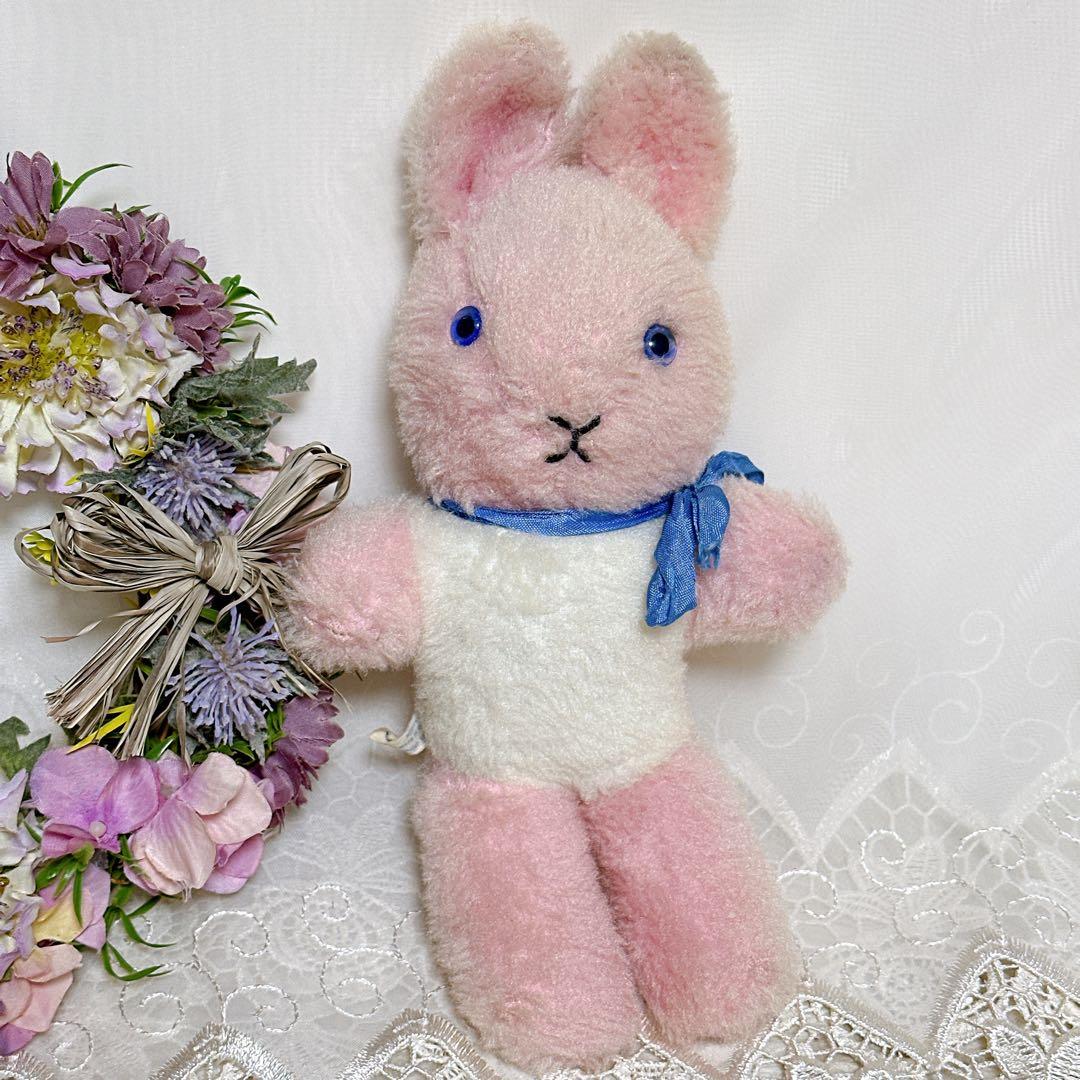 ❤️チャドバレー❤️アンティーク　ピンクうさぎ　ぬいぐるみ　Chad Valley 楽天市場】ロップイヤー うさぎ ぬいぐるみ ピンク Sサイズ うさぎの