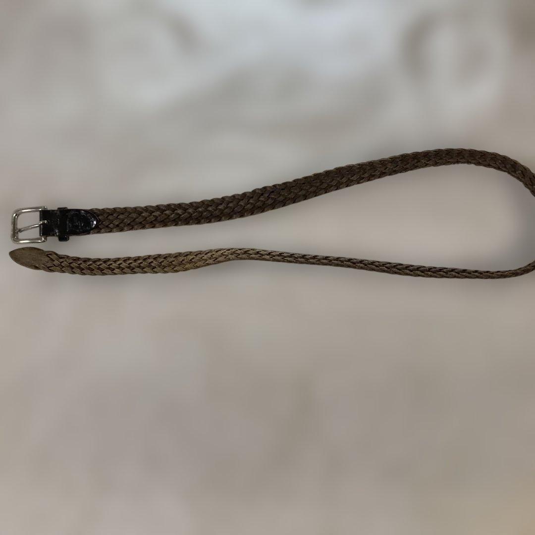 極美品 希少40 大きいサイズ ホワイトハウスコックス メッシュベルト