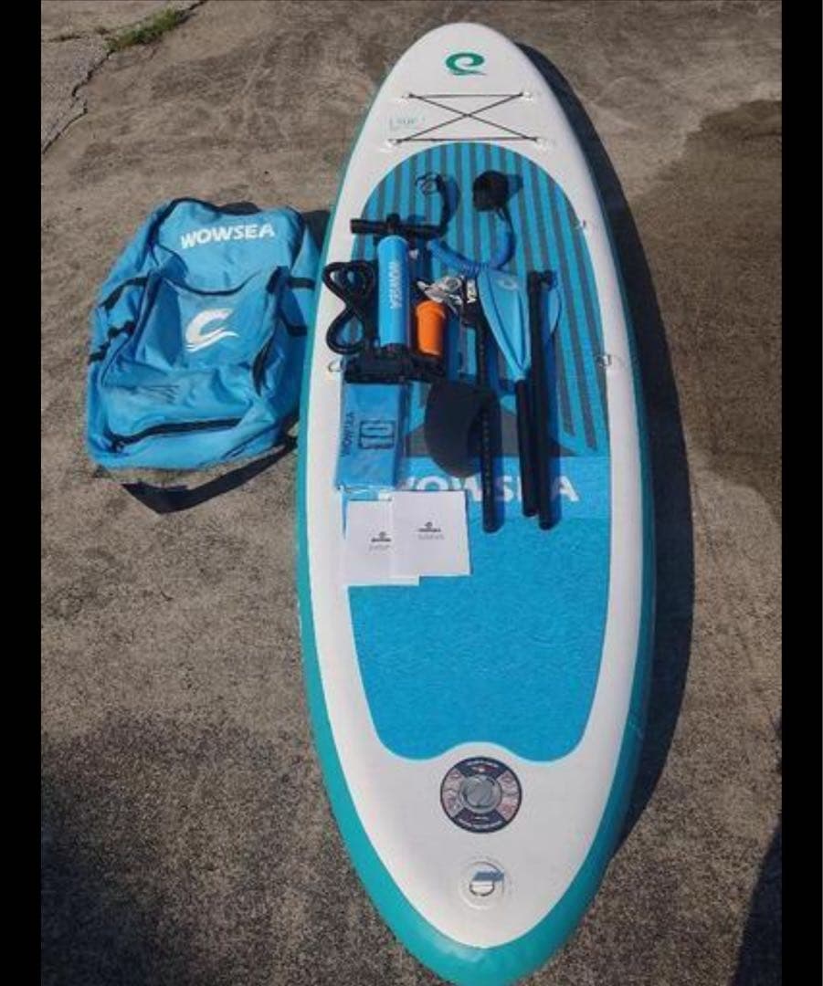 WOWSEA インフレータブルスタンドボード, SUPボード Amazon | WOWSEA Q1インフレータブルパドルボード, 耐久性のある安定