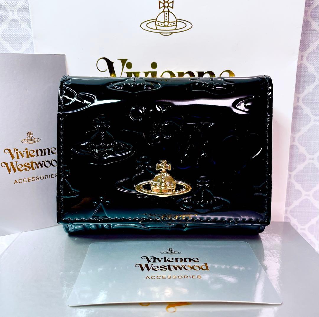 大人気✨️ショッパー付】新品 Vivienne Westwood 黒エナメル - メルカリ