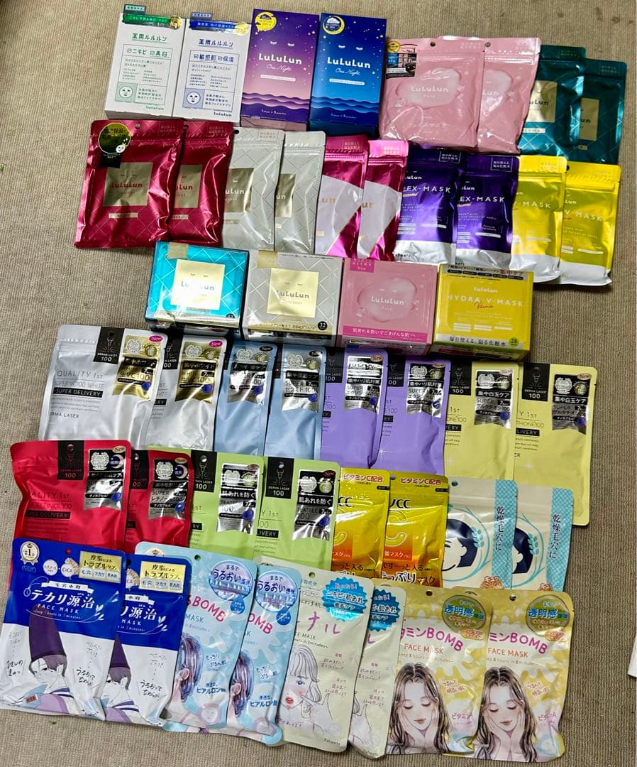 フェイスマスク　64点セット　ルルルン　サボリーノ　メラノCC ダーマレザー 商品一覧 - フェイスマスク ルルルン【公式】