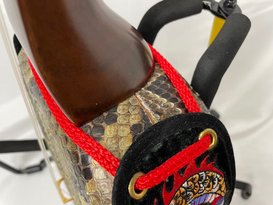 宮古木工芸 與儀栄功作 縞黒檀/カマゴン 棹/三線 - メルカリ