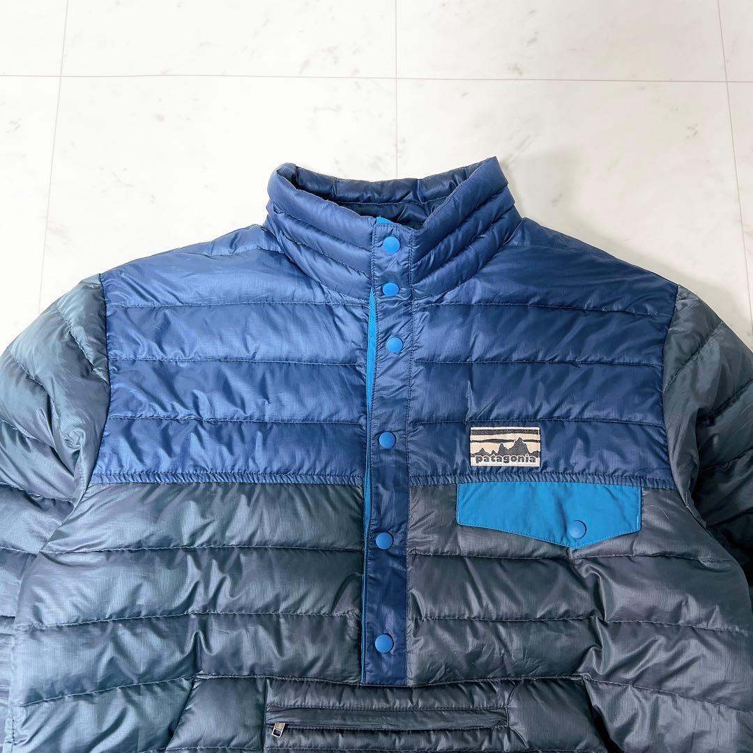 40周年》パタゴニア エクスクルーシブダウンスナップT プルオーバー