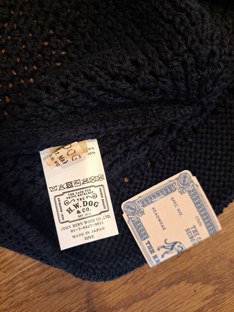 【年末価格】THE H.W.DOG&CO ハット