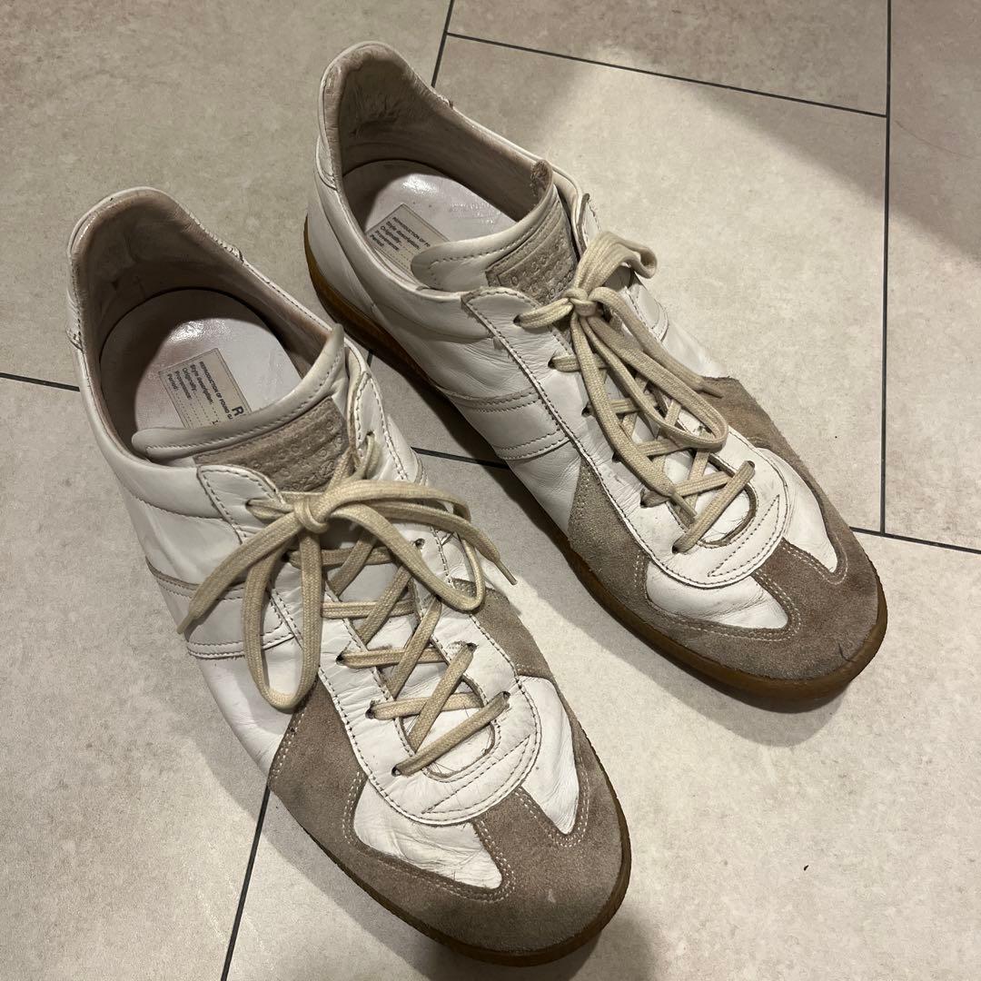 マルジェラ　ジャーマントレーナー　靴　スニーカー　replica 楽天市場】Maison Margiela メゾンマルジェラ REPLICA ジャーマン