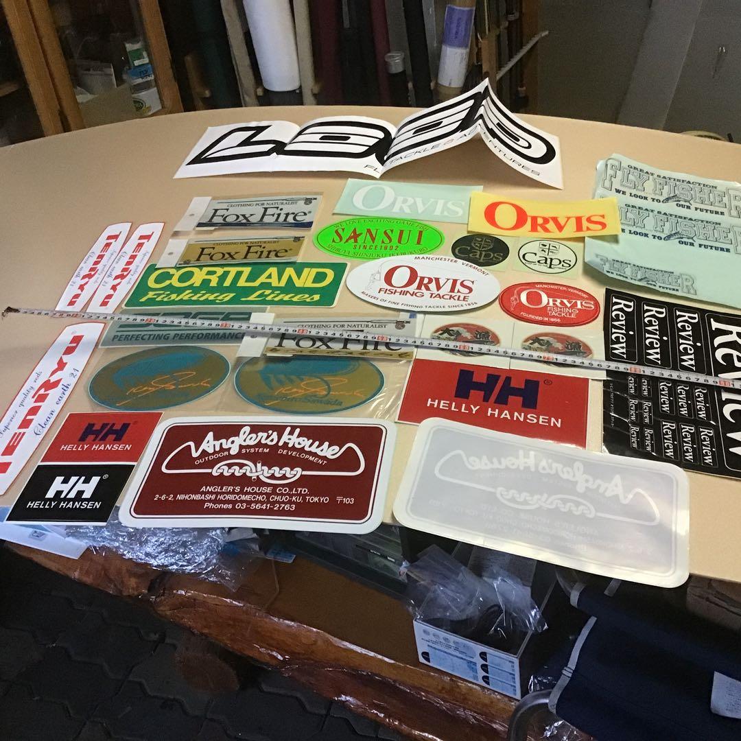 フライフィッシング　ステッカー　31枚　2シート　+2 追加9枚 Rep Your Water フェザードライフライステッカー