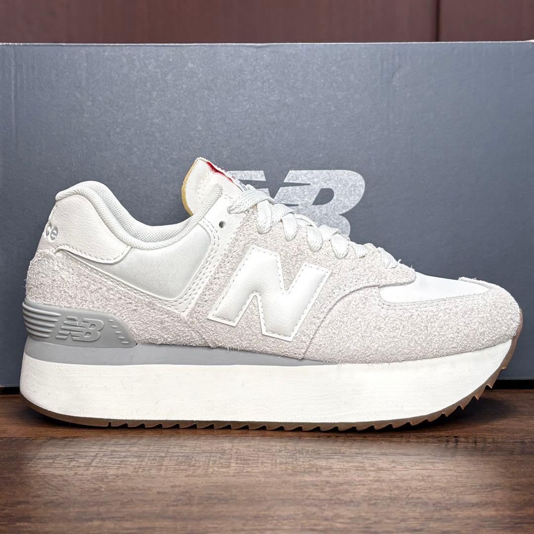 New Balanceニューバランス WL574ZQD 24.5cm 厚底