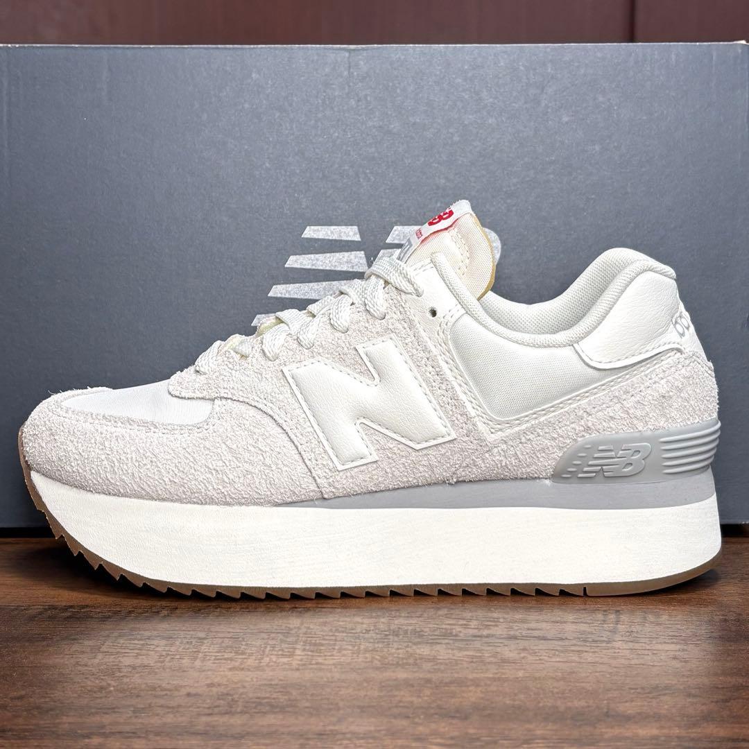 New Balanceニューバランス WL574ZQD 24.5cm 厚底