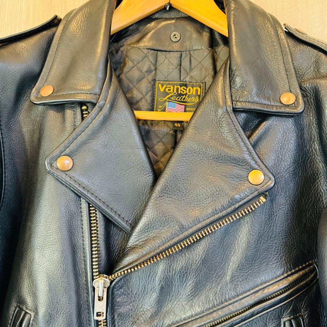 USA製・90's】 VANSON バンソン C2 ダブルライダース 40 - メルカリ