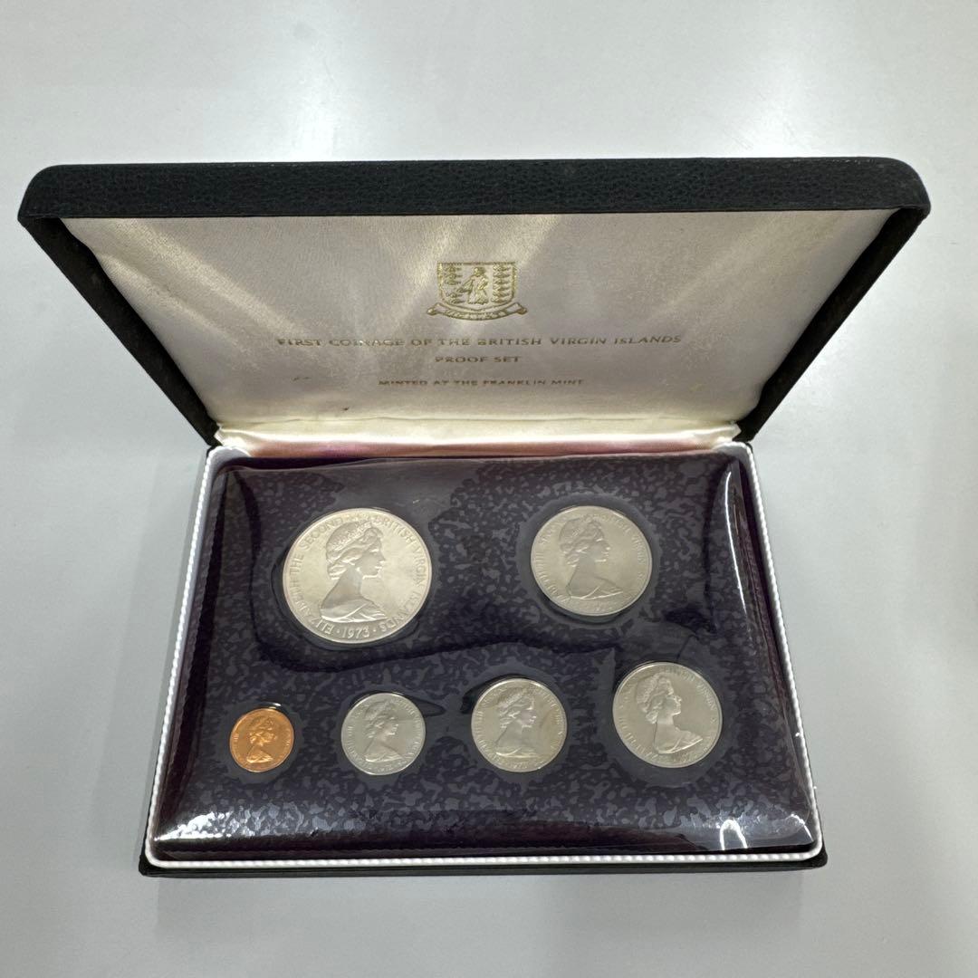 1973年 ブリティッシュバージンアイランド 記念硬貨セット 1973年 ブリティッシュバージンアイランド 記念硬貨セット 1973年