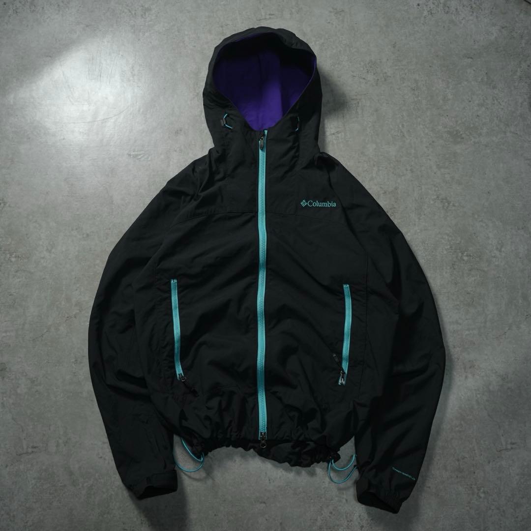y2k Columbia シェルジャケット tech ブラック シティーボーイ - メルカリ