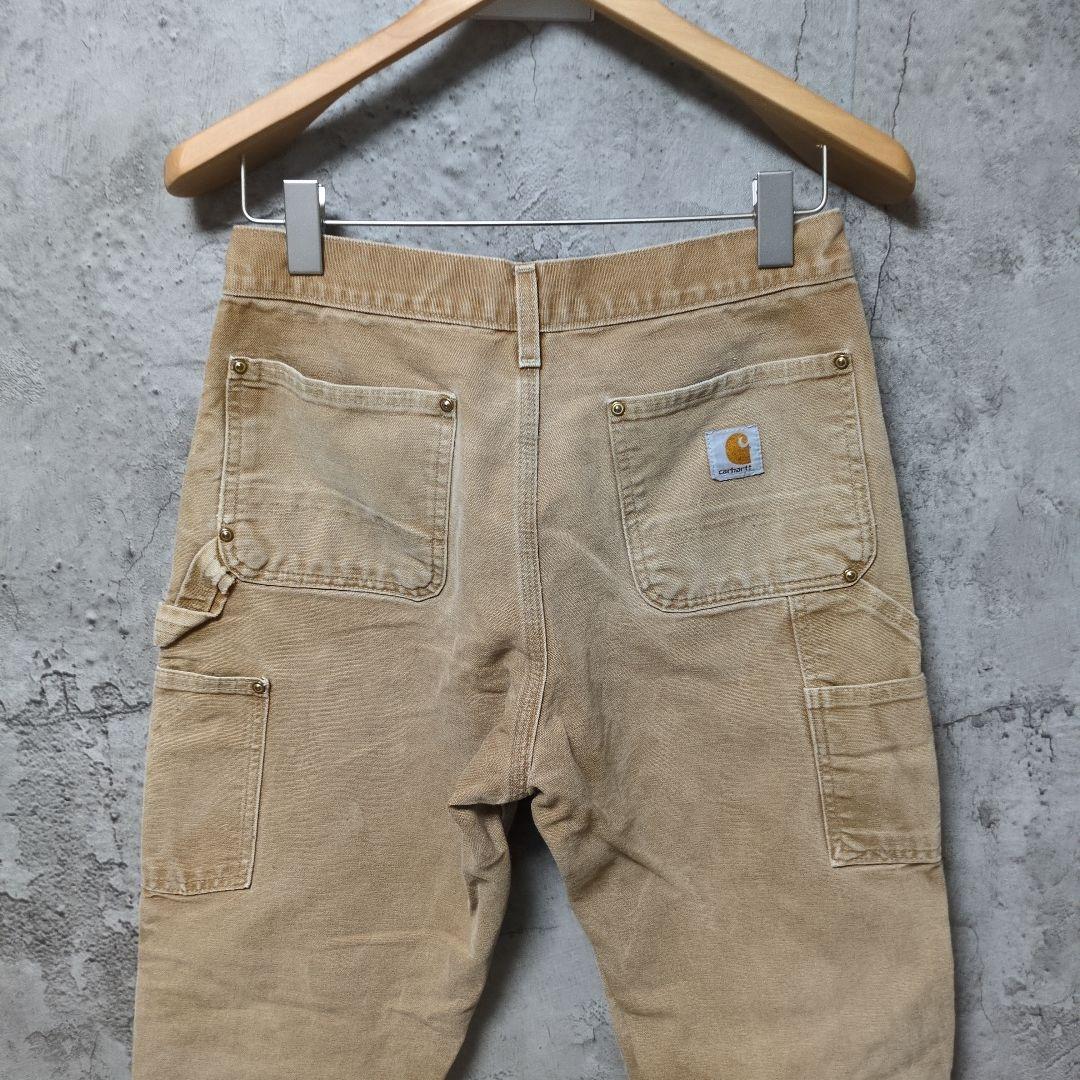 人気デザイン】CARHARTTカーハート ダブルニー ダメージ加工 USA製