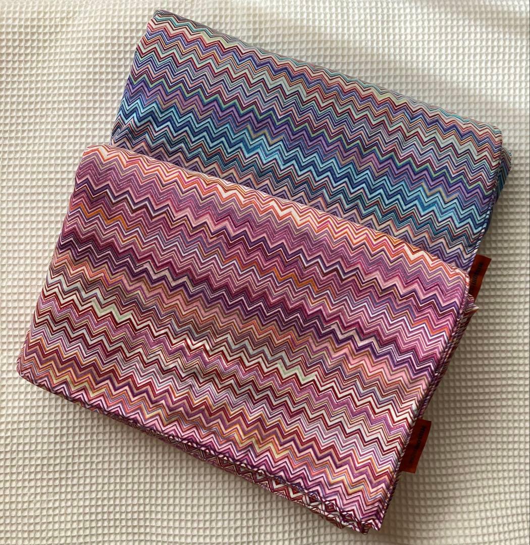イブちゃんさま専用【MISSONI】掛け布団カバー♡ピンク&ブルーのセット イブちゃんさま専用【MISSONI】掛け布団カバー♡ピンク&ブルーのセット