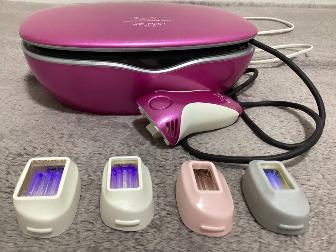 ケノン6、2ver KE-NON 脱毛器 ピンク ストロングカートリッジ付き ケノン（ke-non） 家庭用脱毛器ケノン ke-non Ver.6.0 ピンク