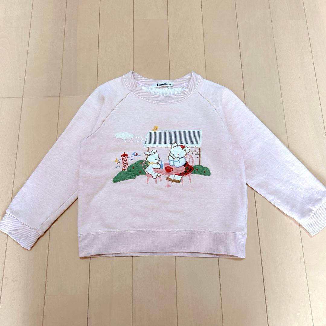 ファミリア リアちゃん トレーナー ピンク 100 - メルカリ