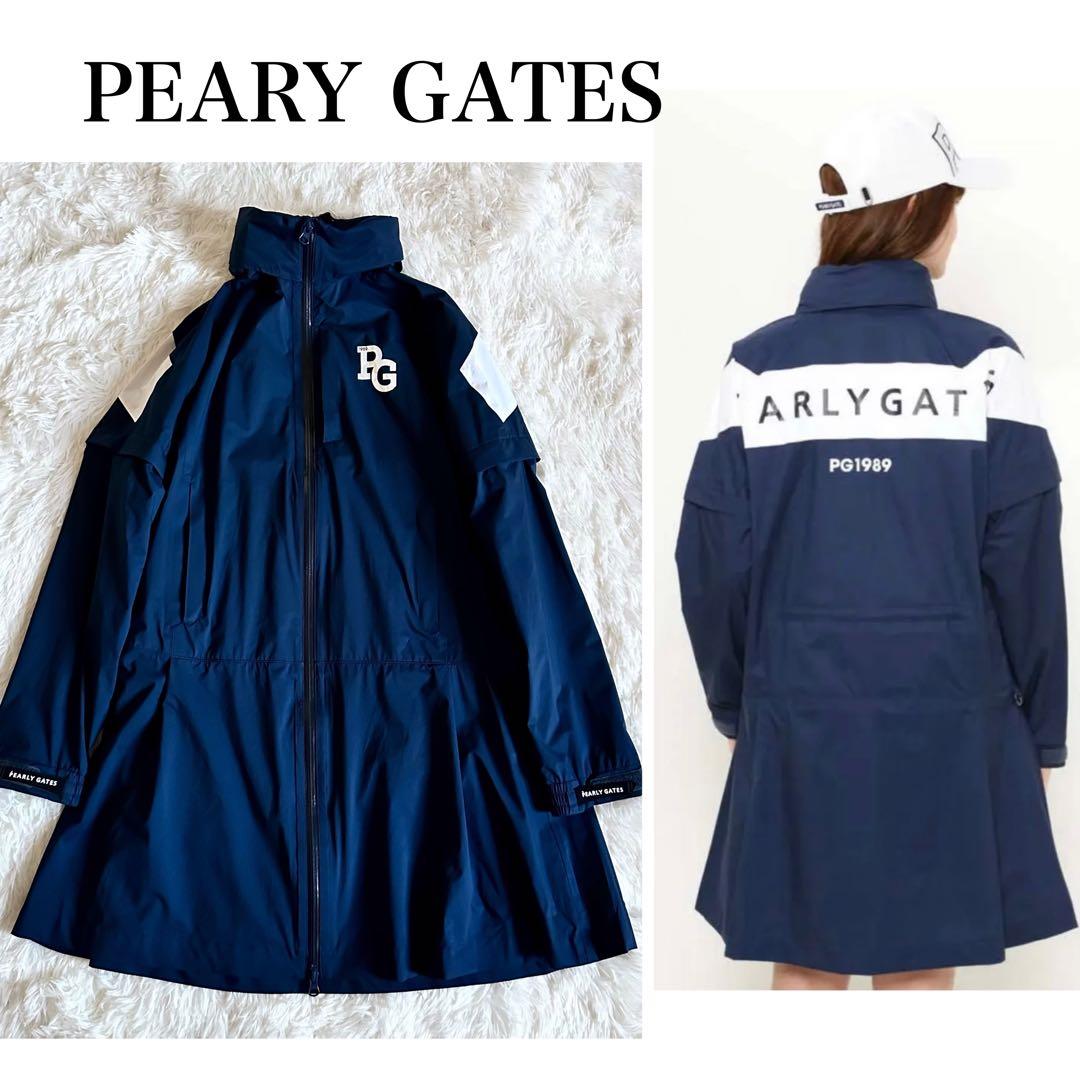 美品】定価4.4万 PEARLY GATES レインウェア ネイビー - メルカリ