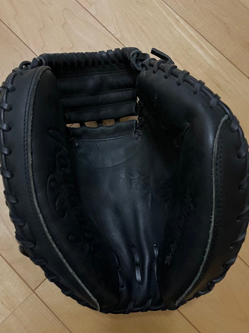 大人用　軟式グローブ　ローリングス　キャッチャーミット ブラック Rawlings（ローリングス） 【新品 (高校野球対応)】 ローリングス 硬式