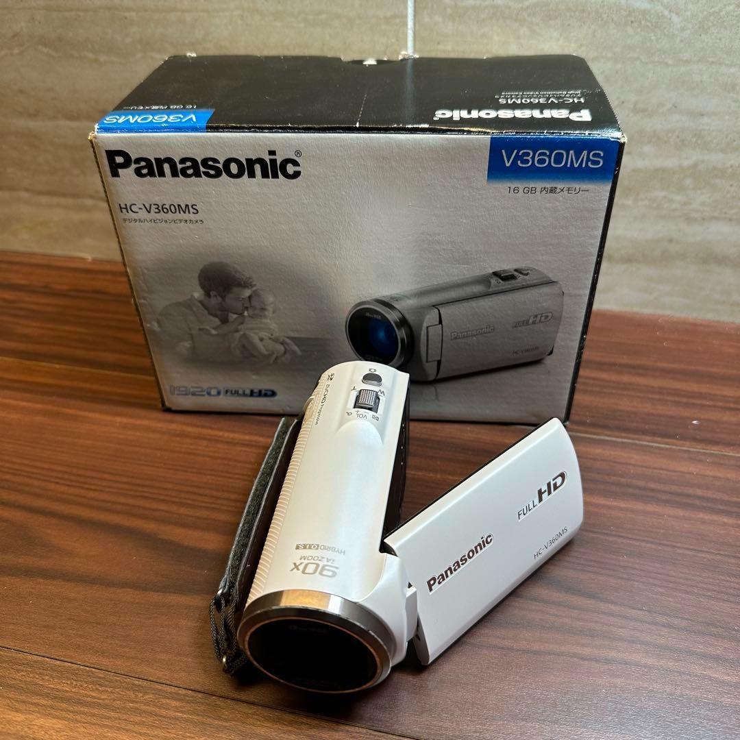 Panasonic HC-V360MS ビデオカメラ 2786 HC-V360MS ビデオカメラ ブラック [フルハイビジョン対応] Panasonic
