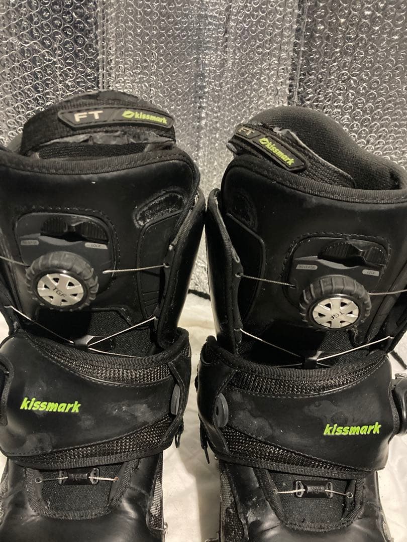 kissmark FT スノーボードブーツ&ビンディングセット ブラック - メルカリ