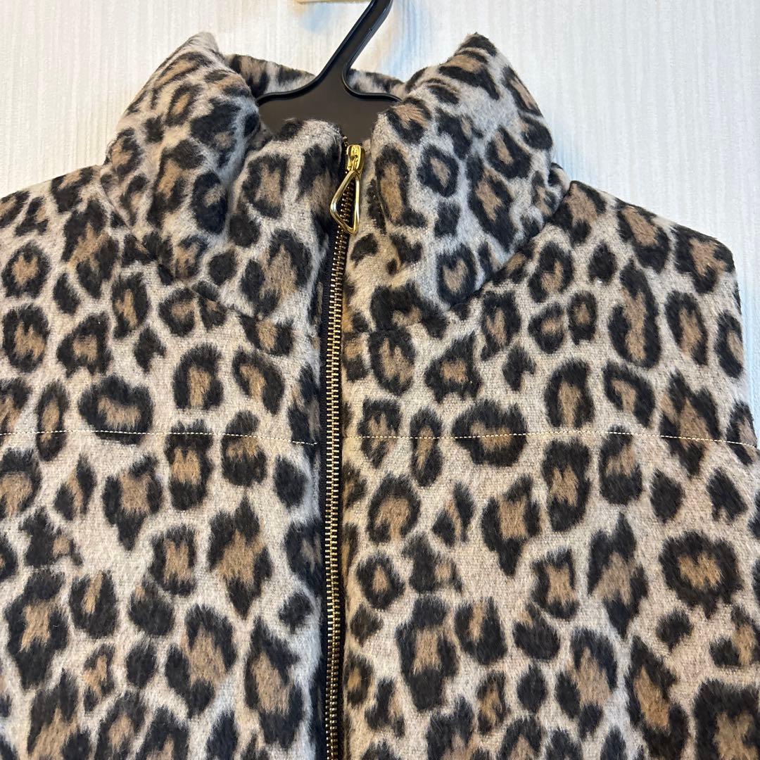 ピロッピ様専用 新品未使用！Margaux vintageヒョウ柄 ダウンベスト