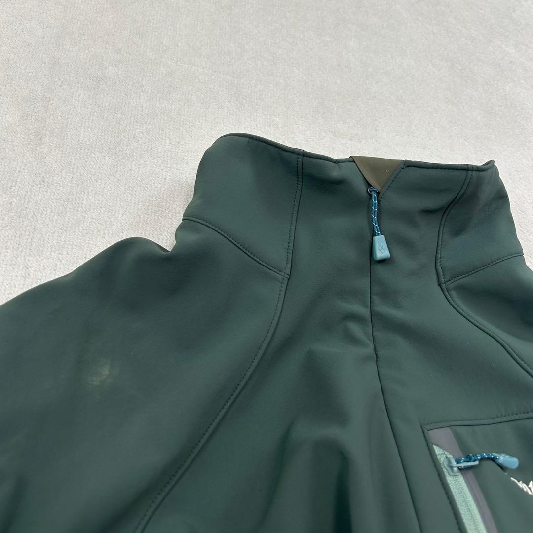 K597 M モンベル ノマドジャケット ロゴ刺繍 ジャケット グリーン