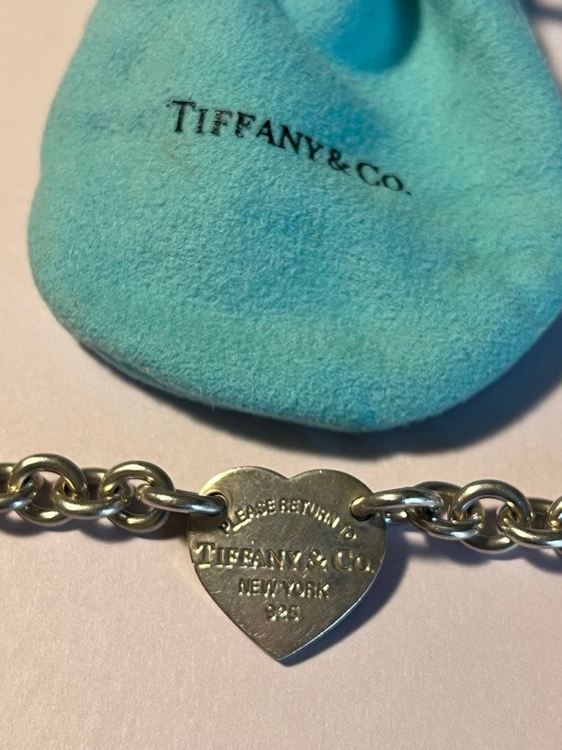 Tiffany & Co. シルバーブレスレット ハート TIFFANY & Co. ハートタグ ブレスレット シルバー 925 | MixTHINKS