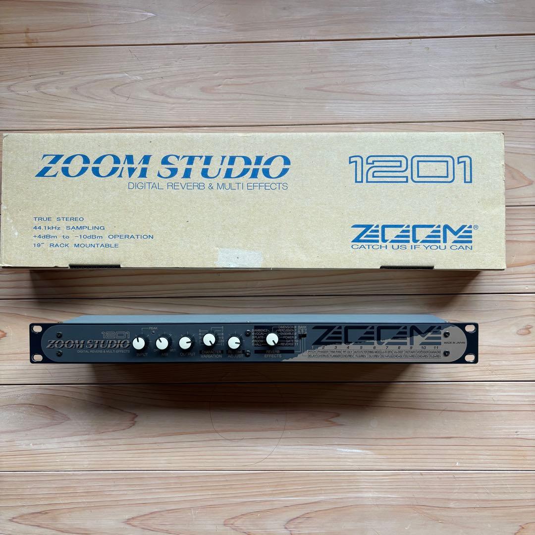 ZOOM 1201 デジタルリバーブ&マルチエフェクツ　動作品　箱付 ZOOM