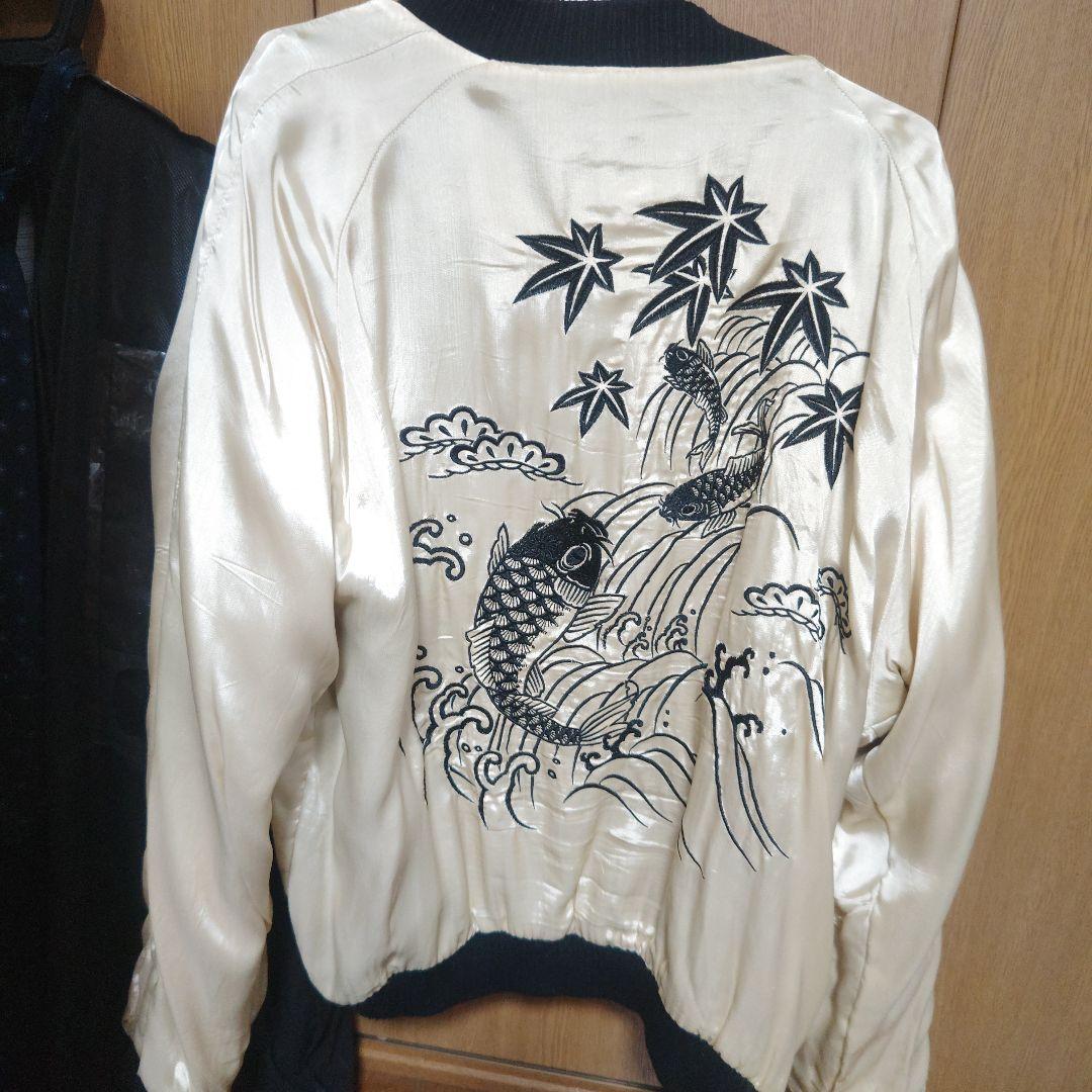 つ*し様 人気モデル クロップドヘッズ スカジャン 加藤清正 イエロー