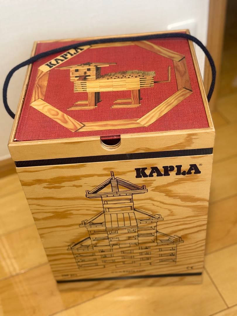 KAPLA 木製積み木セット 収納ボックス付き280pcs木箱付 - メルカリ