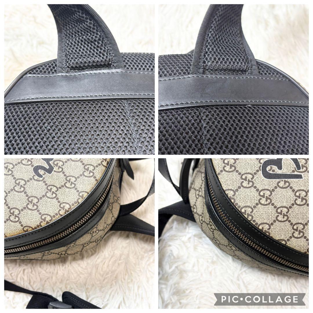 ノラさま専用 グッチ GGシュプリーム バックパック ユニセックス ビー