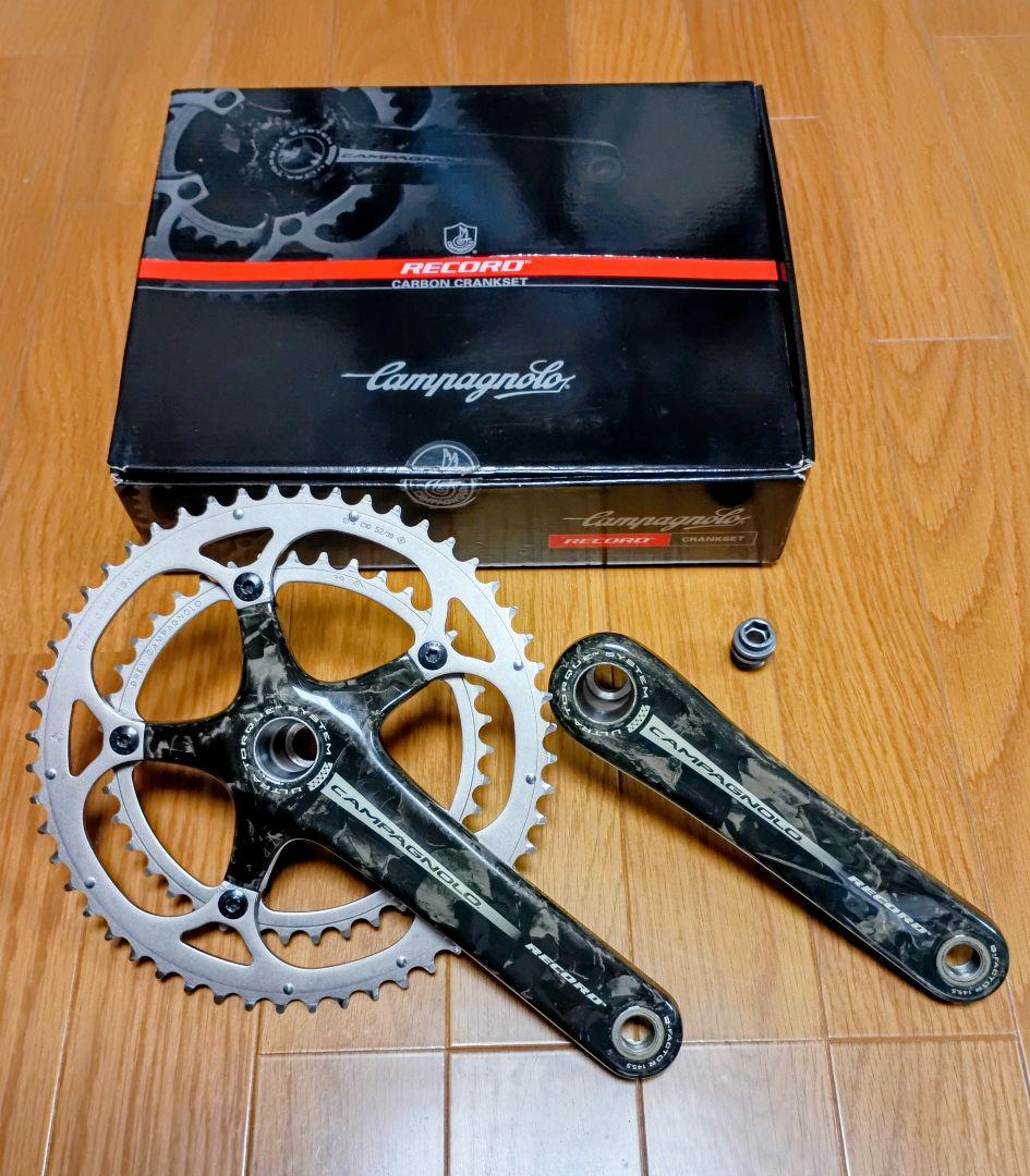 【美品】カンパニョーロ レコード クランク52/39（10速）※匿名配送 Amazon | カンパニョーロ スーパーレコード (ノンタイスピンドル) UT