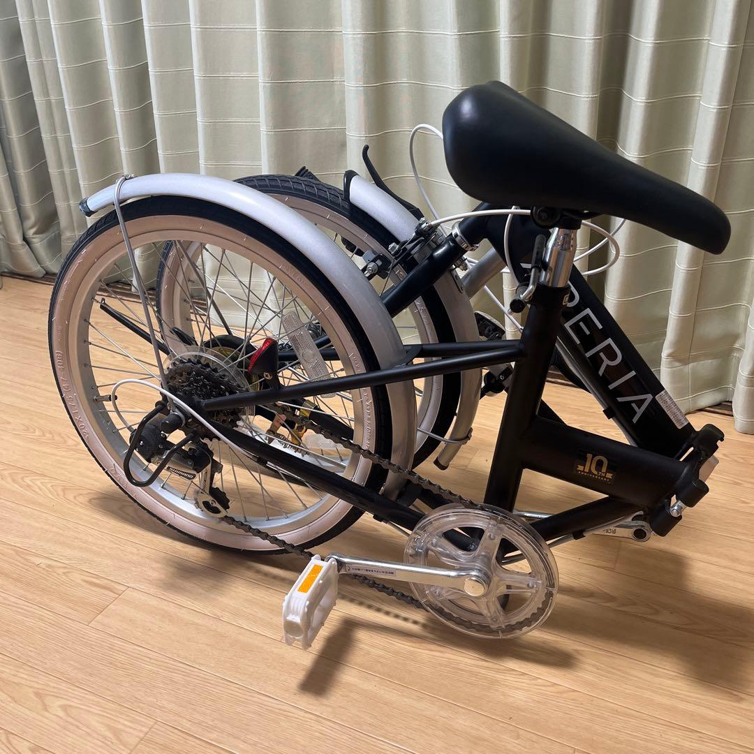 使用回数少】 20インチ 折りたたみ自転車 XPERIA 記念品 ブラック