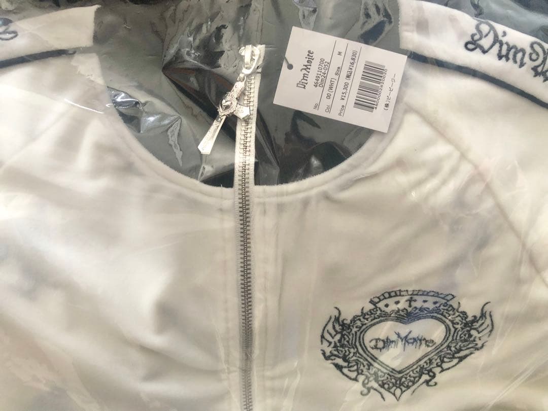 DimMoire ディムモアール ベロア ジャージ White Mサイズ - メルカリ