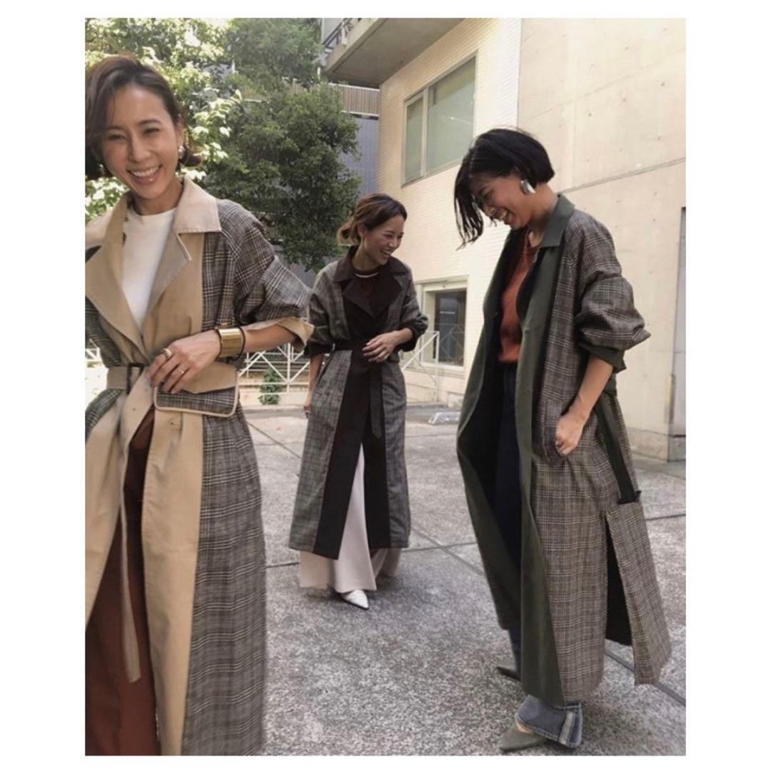 Ameri vintage アメリ ヴィンテージ リバーシブルトレンチコート