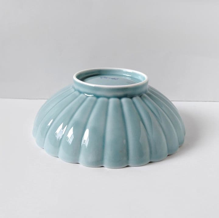 深川製磁 青磁 菊割鉢 20cm 未使用 - メルカリ