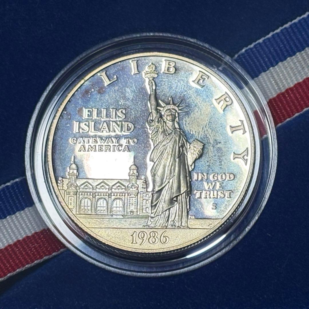 アメリカ合衆国造幣局 1986年リバティコイン 1ドル プルーフ銀貨