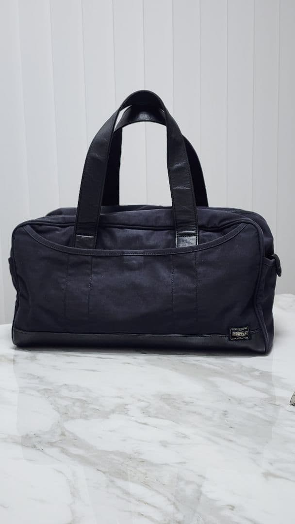 PORTER ボストンバッグ ブラック　ポーター　レザーと布のコンビ ポーター PORTER フリースタイル ボストンバッグ 707-15162 FREE STYLE