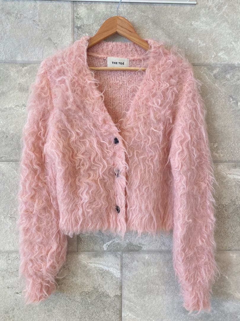 即日発送可】THETOÉ ピンクカーディガンの通販はau PAY マーケット