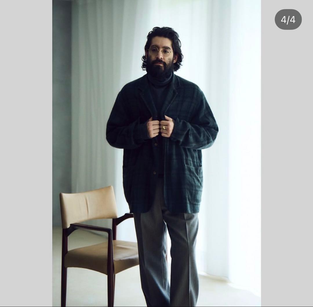 maatee&sons 25aw 折って折ってジャケット カシミヤネル - メルカリ