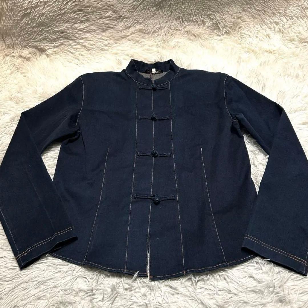 美品✨】L'EQUIPE レキップ ヨシエイナバ チャイナ シャツ デニム