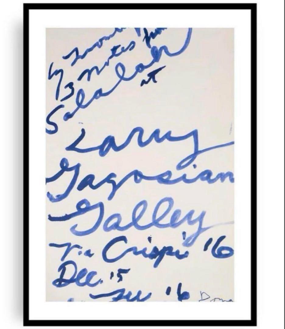 サイ・トゥオンブリー A2版 Three Notes from Salalah Cy Twombly: Three Notes from Salalah Poster | Gagosian Shop