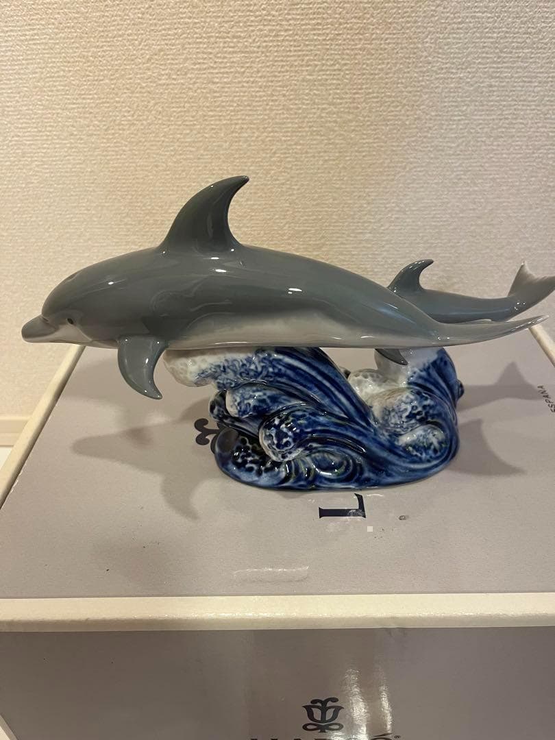 【美品】リヤドロ　イルカの親子　LIADRO 親愛なる絆 =Limited Edition= | リヤドロ公式オンライン