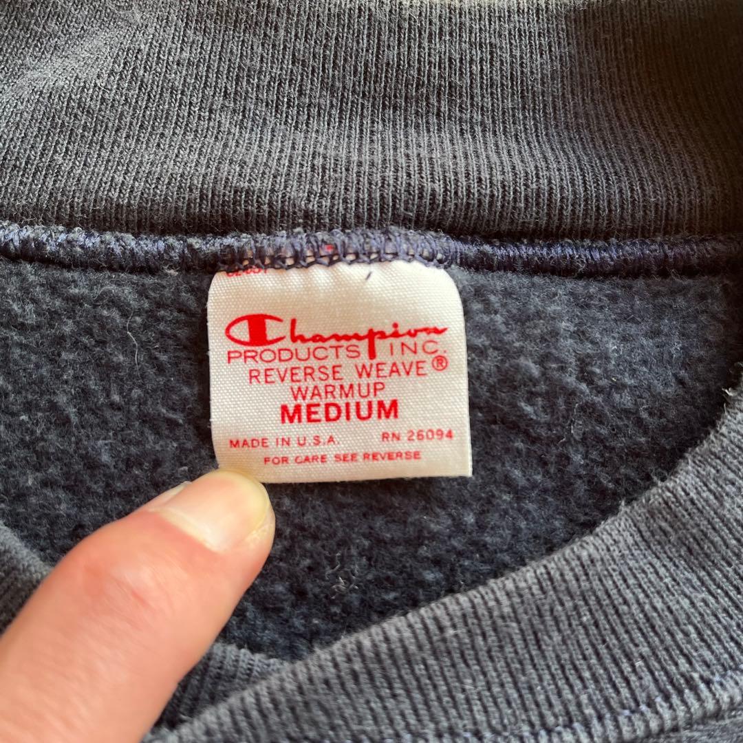 champion 赤タグ 目無 リバースウィーブ スナップカーディガン USA製