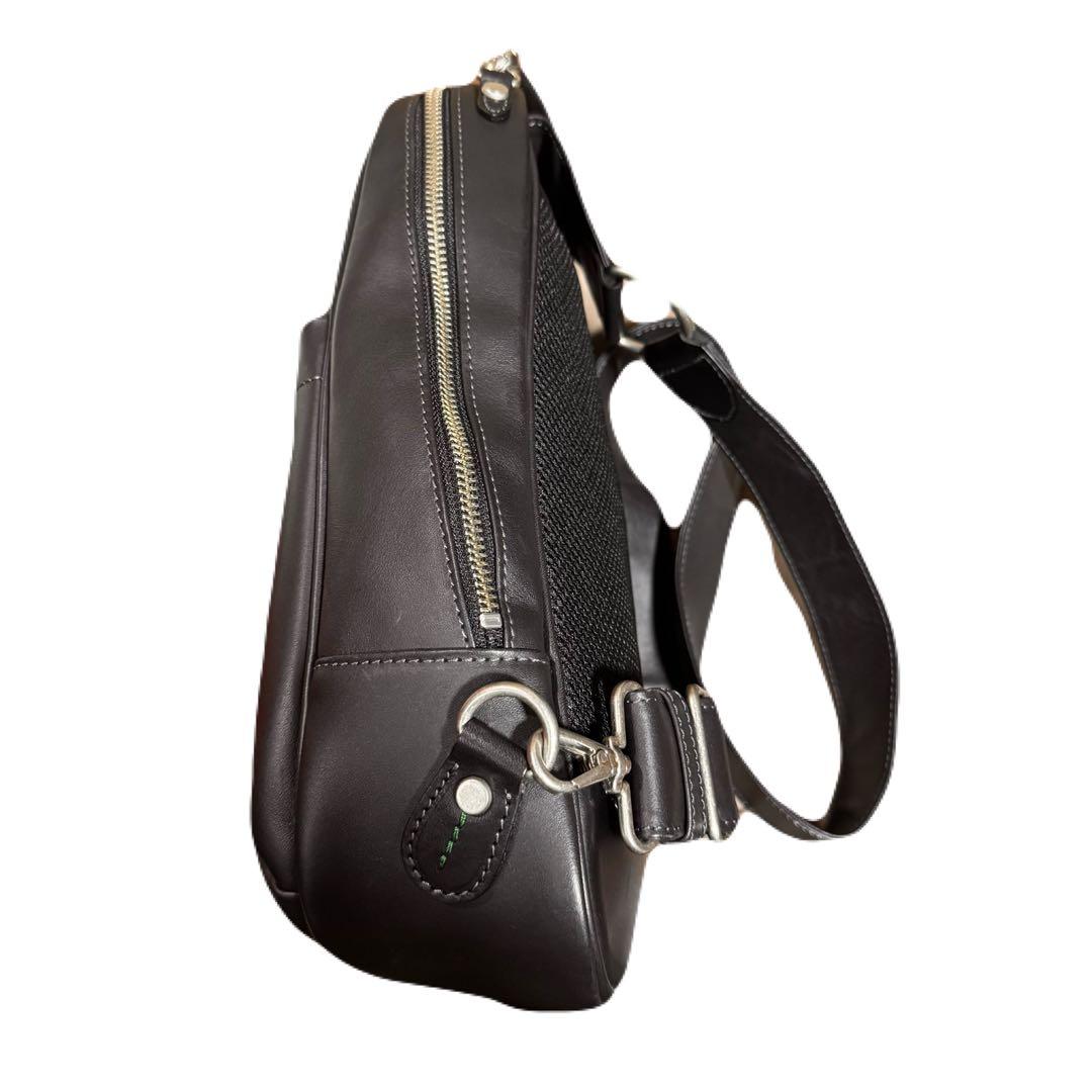 SOMES SADDLE ソメスサドル 本革 ボディバッグ 黒 日本製 - メルカリ