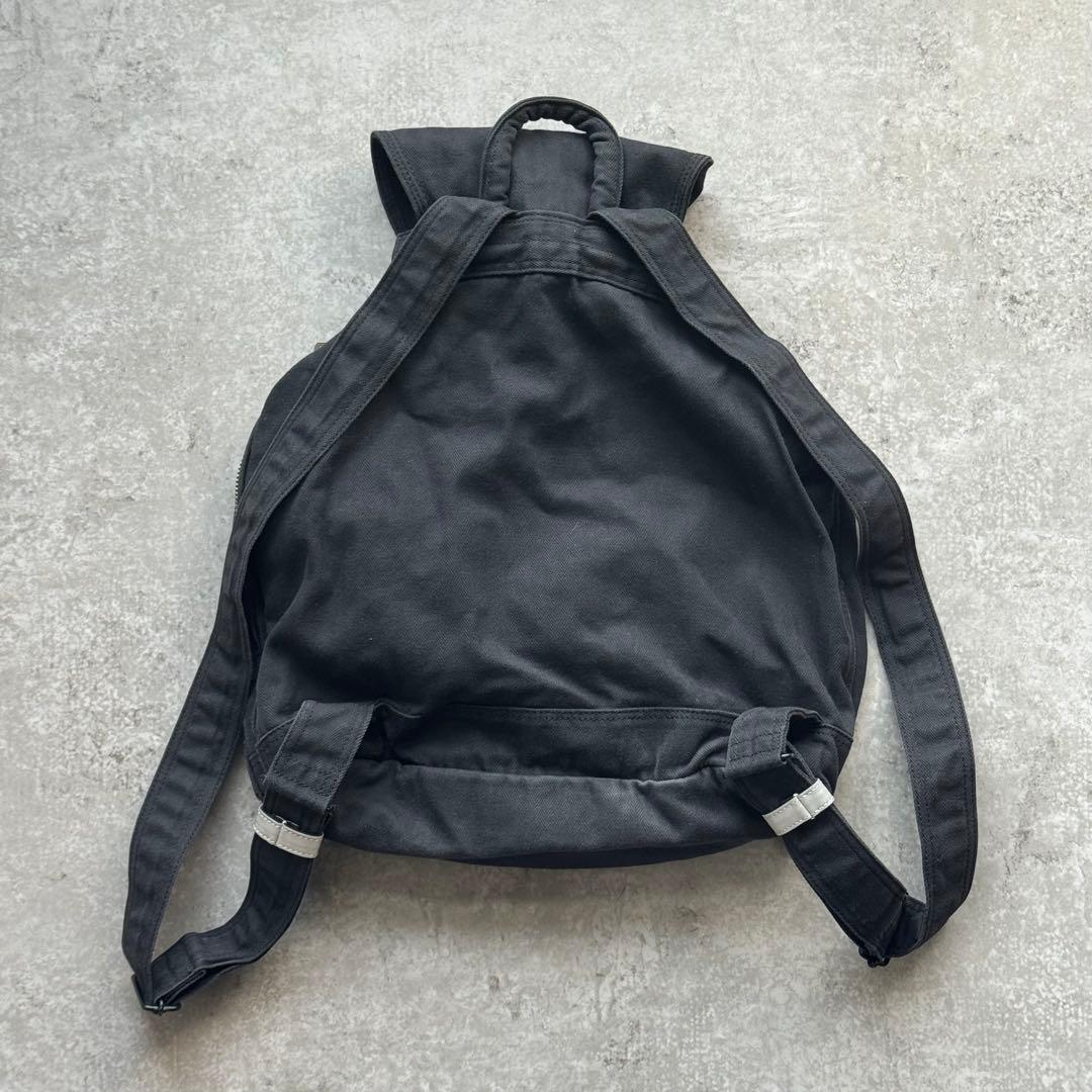 美品 廃盤 PORTER ヘリンボーン バックパック リュック ブラック A4